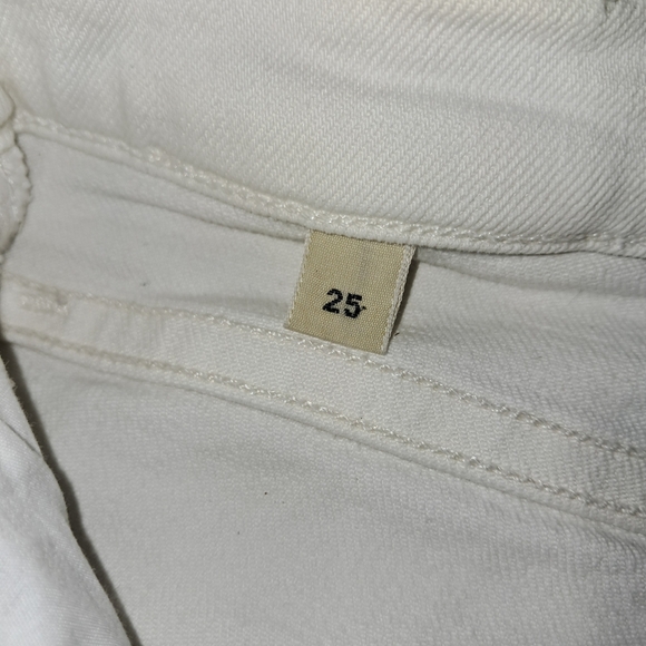 Citizens of Humanity White High Rise Jeans Olivia Crop High Rise Slim Size 25 - Picture 11 of 15